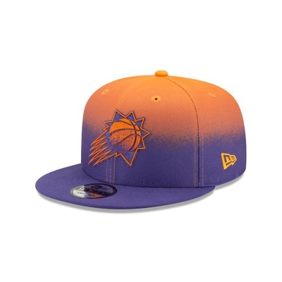 Purple Phoenix Suns Hat - New Era NBA Back Half 9FIFTY Snapback Caps USA0938524